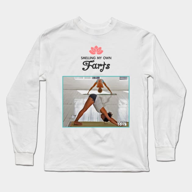 Smelling Farts Long Sleeve T-Shirt by deathbytoys